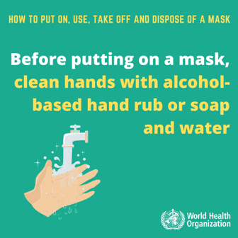 handwash before use mask